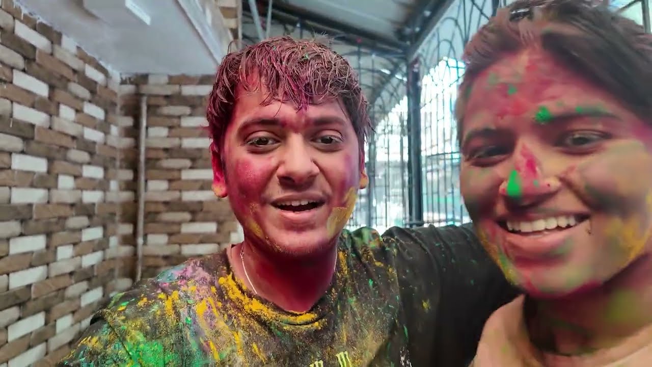 Holi Shoot BTS and celebrations