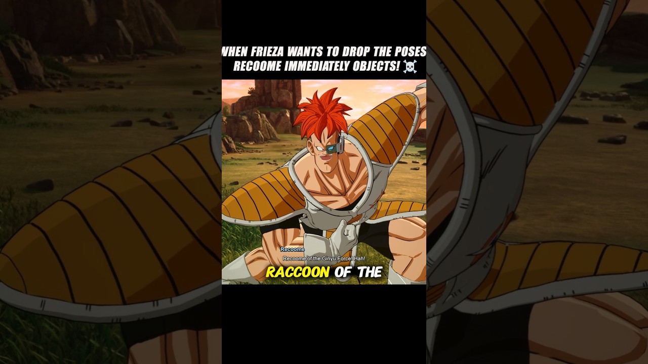 When Frieza Wants To Drop the Poses… Recoome Immediately Objects! 🤯 