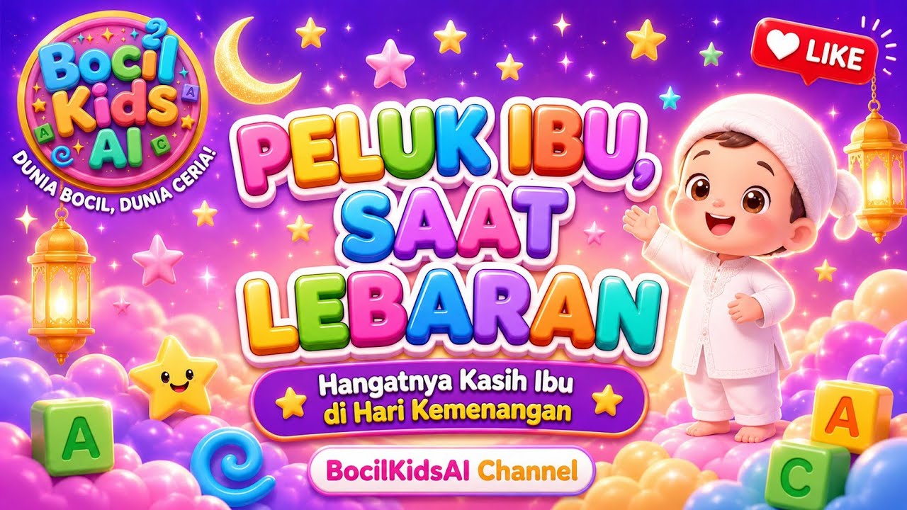 Peluk Ibu Saat Lebaran | Hangatnya Kasih Ibu di Hari Kemenangan #LaguAnakLebaran #BalitaCeria