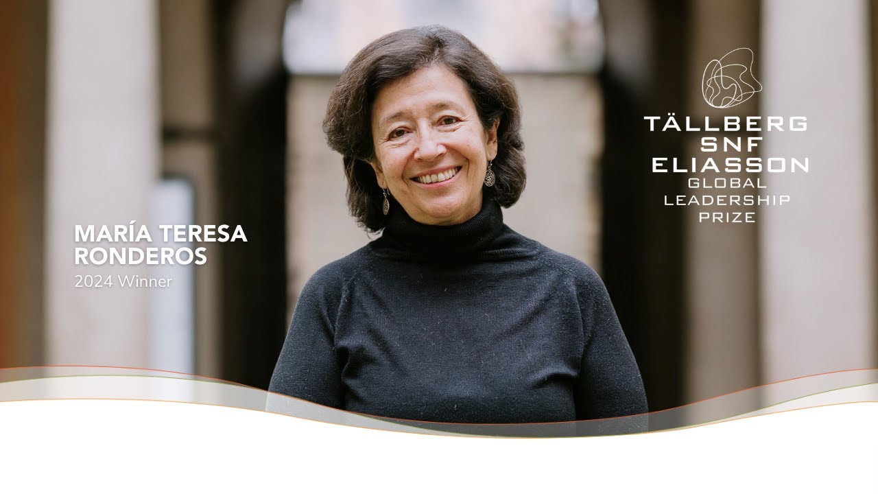 María Teresa Ronderos - 2024 Winner of the Tällberg-SNF-Eliasson Global Leadership Prize