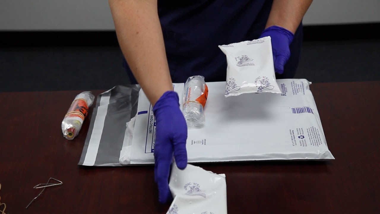 video  How to package blood samples safely