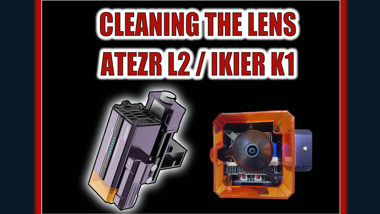 Cleaning the Lens on Atezr L2 / Ikier K1 Laser Engravers