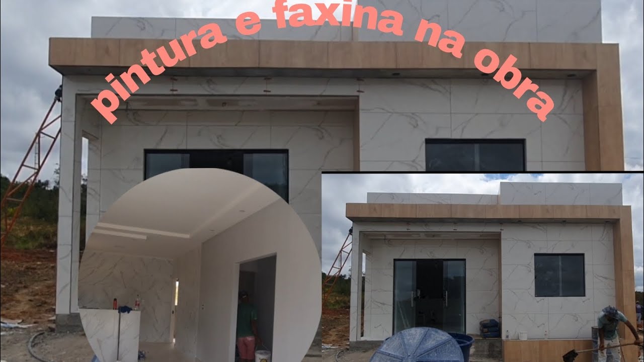 DIÁRIO DA OBRA 6° MINHA CASA NO INTERIOR AS PORTA CHEGOU +PINTURA DA CASA +FAXINA NA OBRA