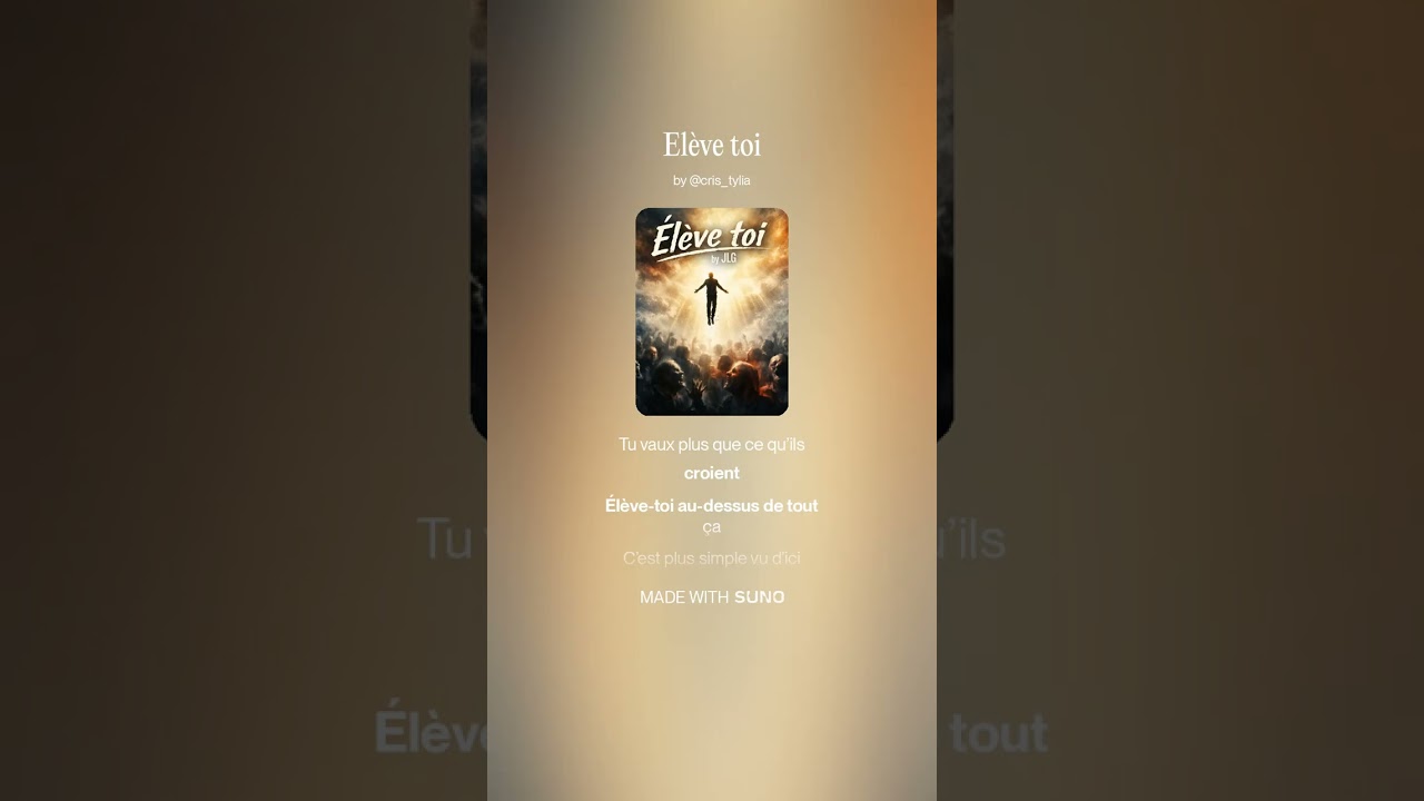 Elève toi by Jlg