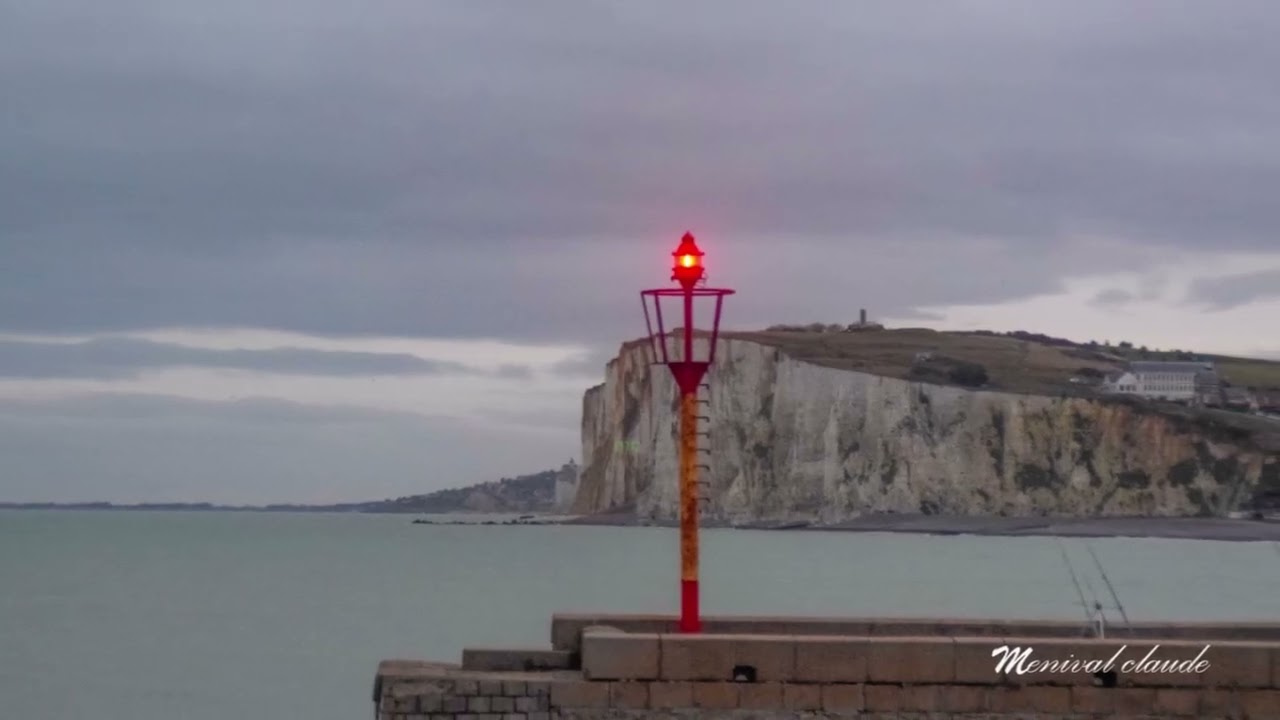 le tréport le matin du 15 01 2026 des falaises au quai vidéo music irlandaise