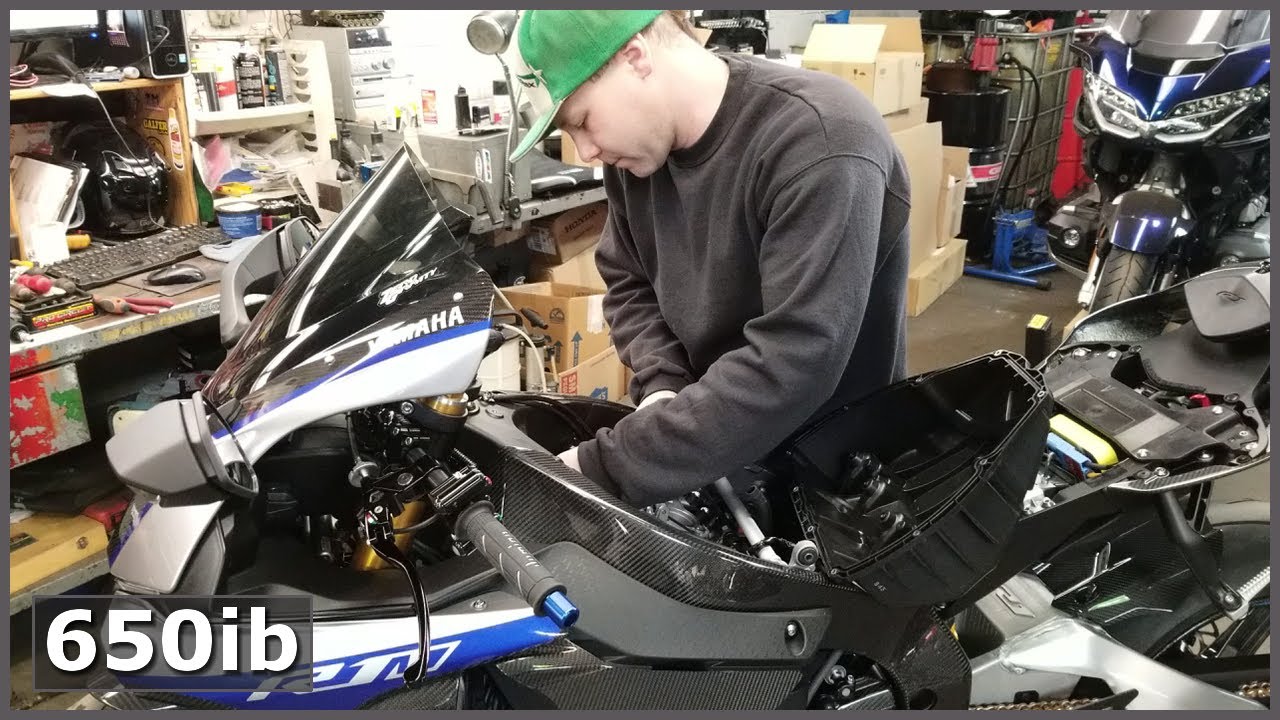 Secondary Air Block-Off Plates Installed | Yamaha R1M Build