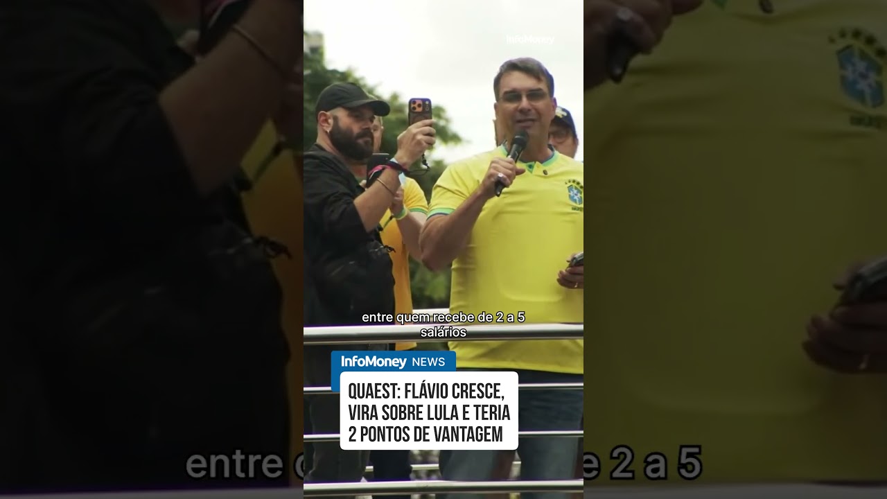 Quaest: Fl&aacute;vio cresce, vira sobre Lula e teria 2 pontos de vantagem em 2&ordm; turno | InfoMoney News