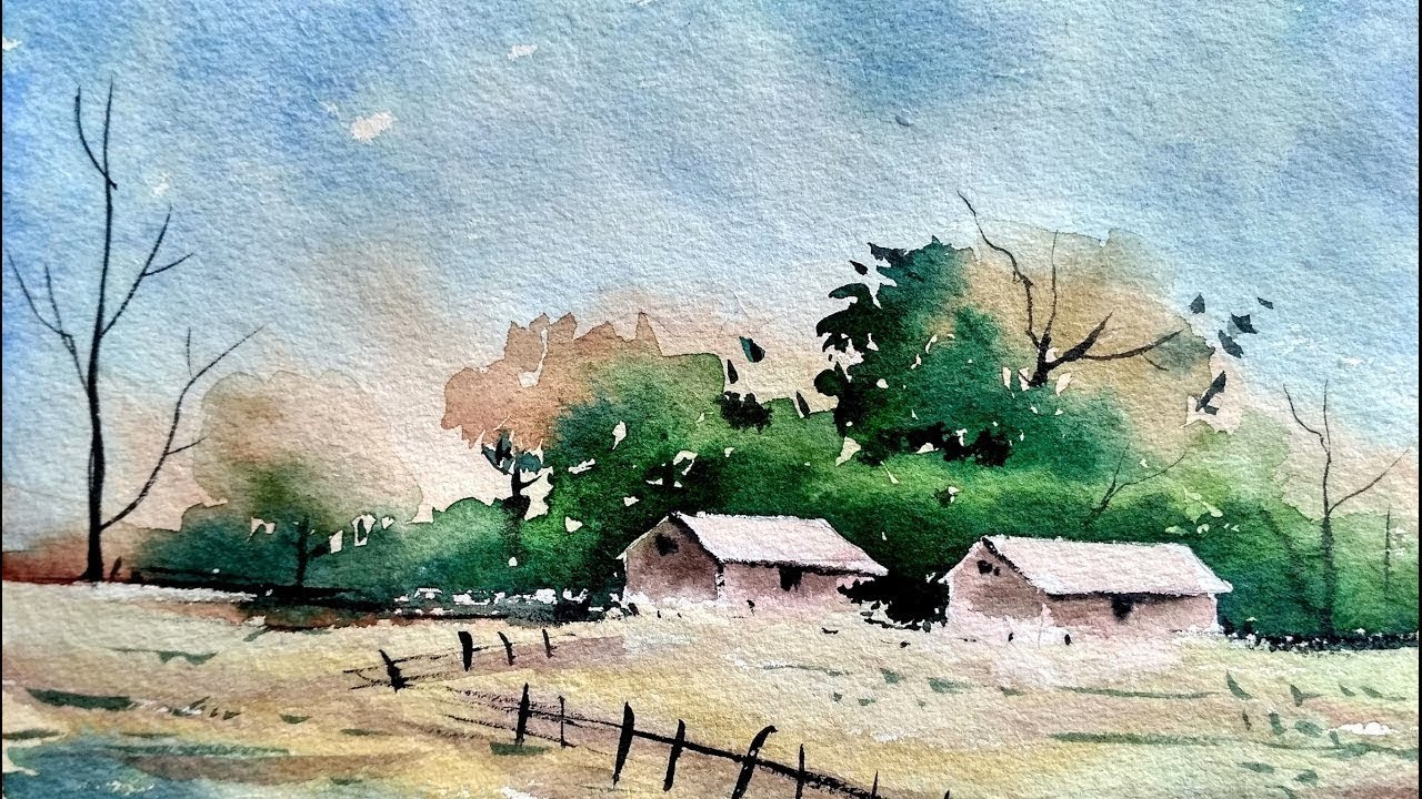 How to CONVERT PHOTOS TO WATERCOLOR PAINTING in Photoshop CS6, CC | Photoshop Watercolor Effect