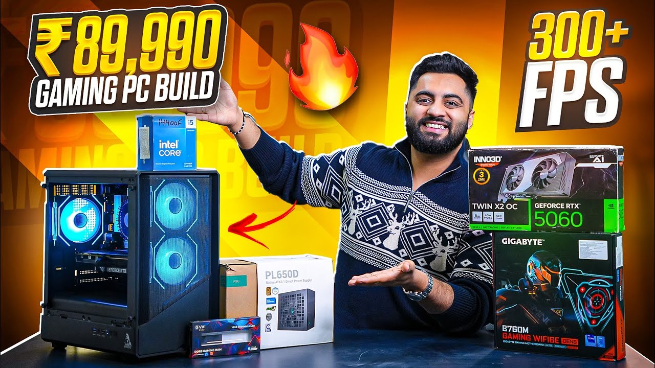 The ULTIMATE ₹90,000 Gaming PC! 🔥 