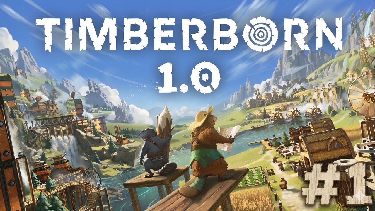 ¡La versión 1.0 promete ser una LOCURA! Pueblo autosuficiente express | Timberborn v1.0 #1