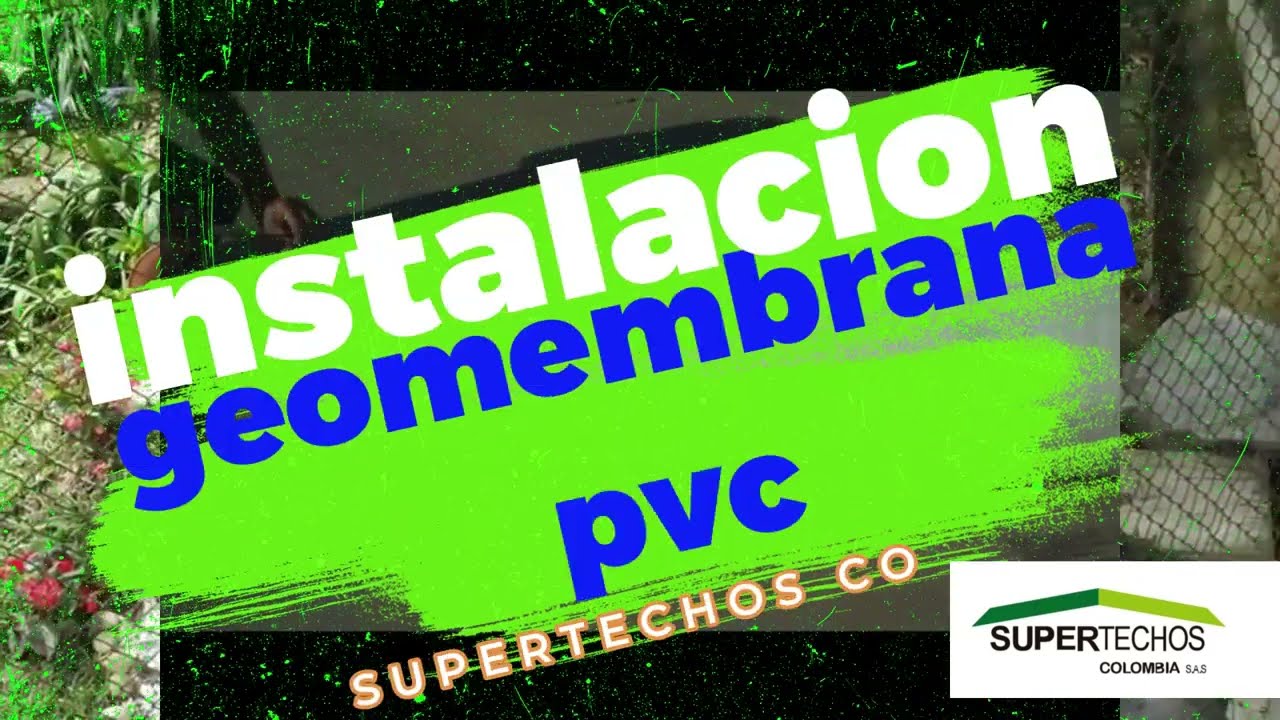 Proyectos Supertechos -Instalacion de membrana de pvc  impermeabilización grandes superficies.