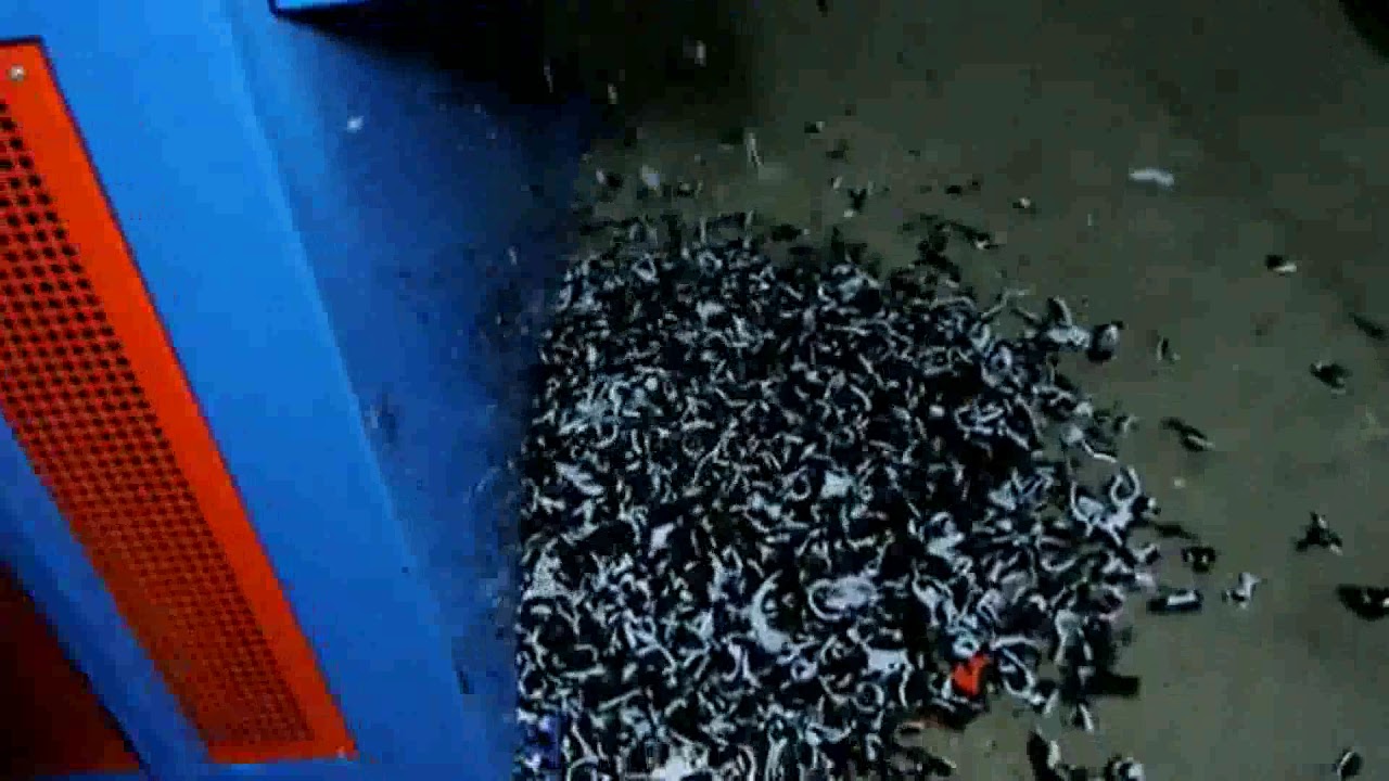Ssi single shaft shredder Ldpe pipe shredding