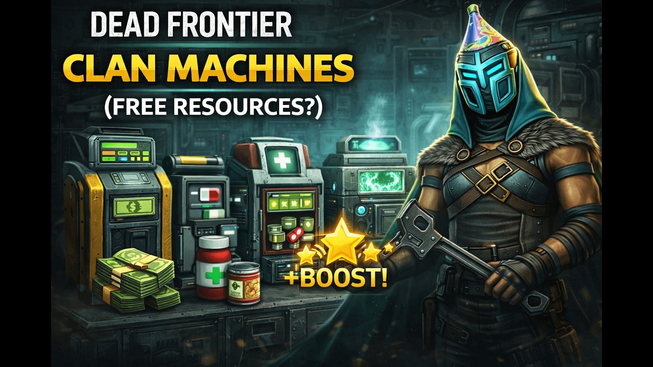 Dead Frontier – Clan Machines Explained! (Food, Boosts, Cash & More)
