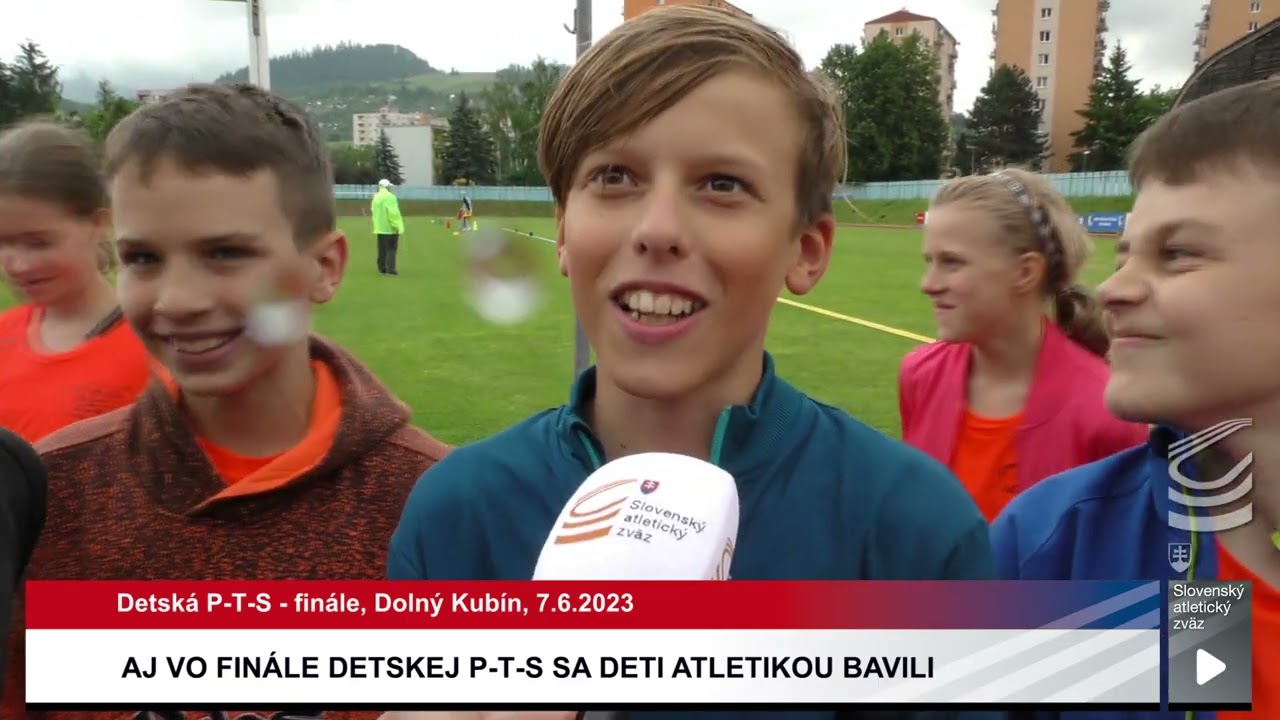 Detská atletika, finále PTS, Dolný Kubín, 7.6.2023