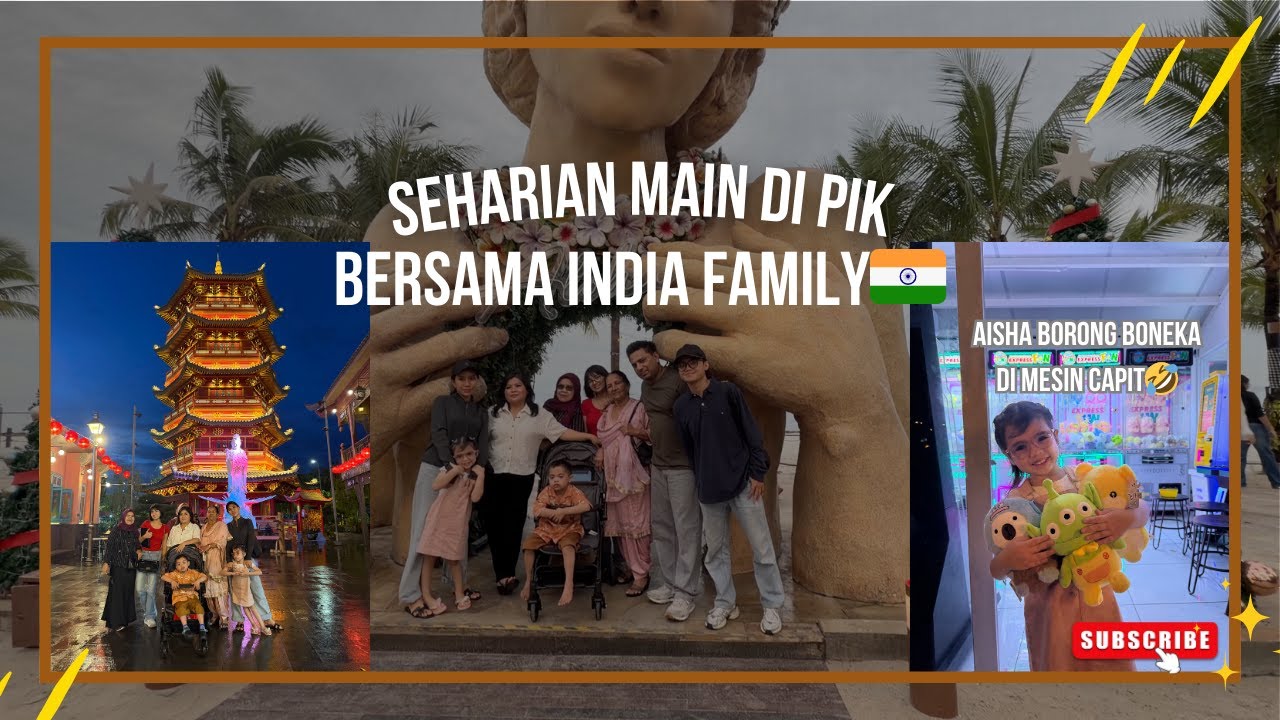 Keseruan Main ke PIK Bareng Keluarga India🇮🇳@AnaMalhotraVlogs 😍✨ Naik Bajaj Listrik & Main Capit‼️