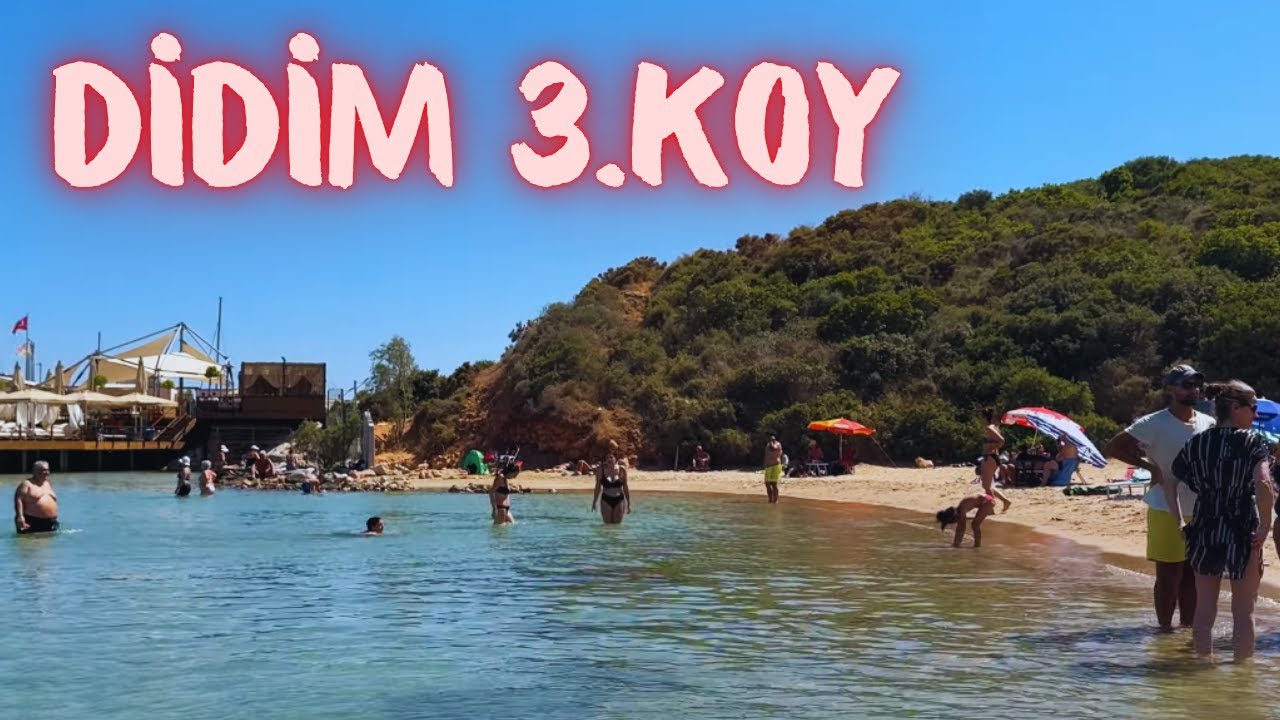 Didim Altınkum 3.koy Plajı Walking Tour Ultra HD