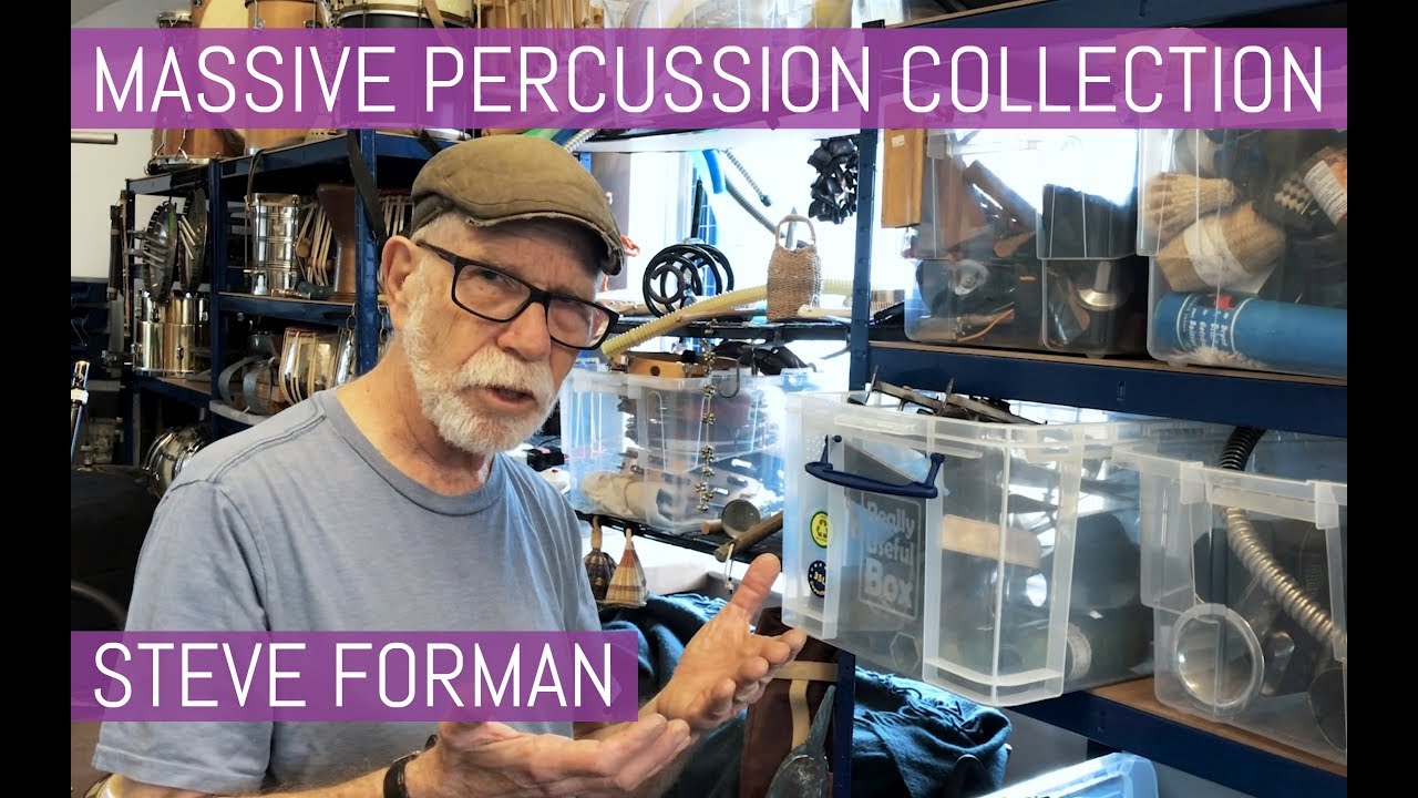 Massive Percussion Collection of Steve Forman