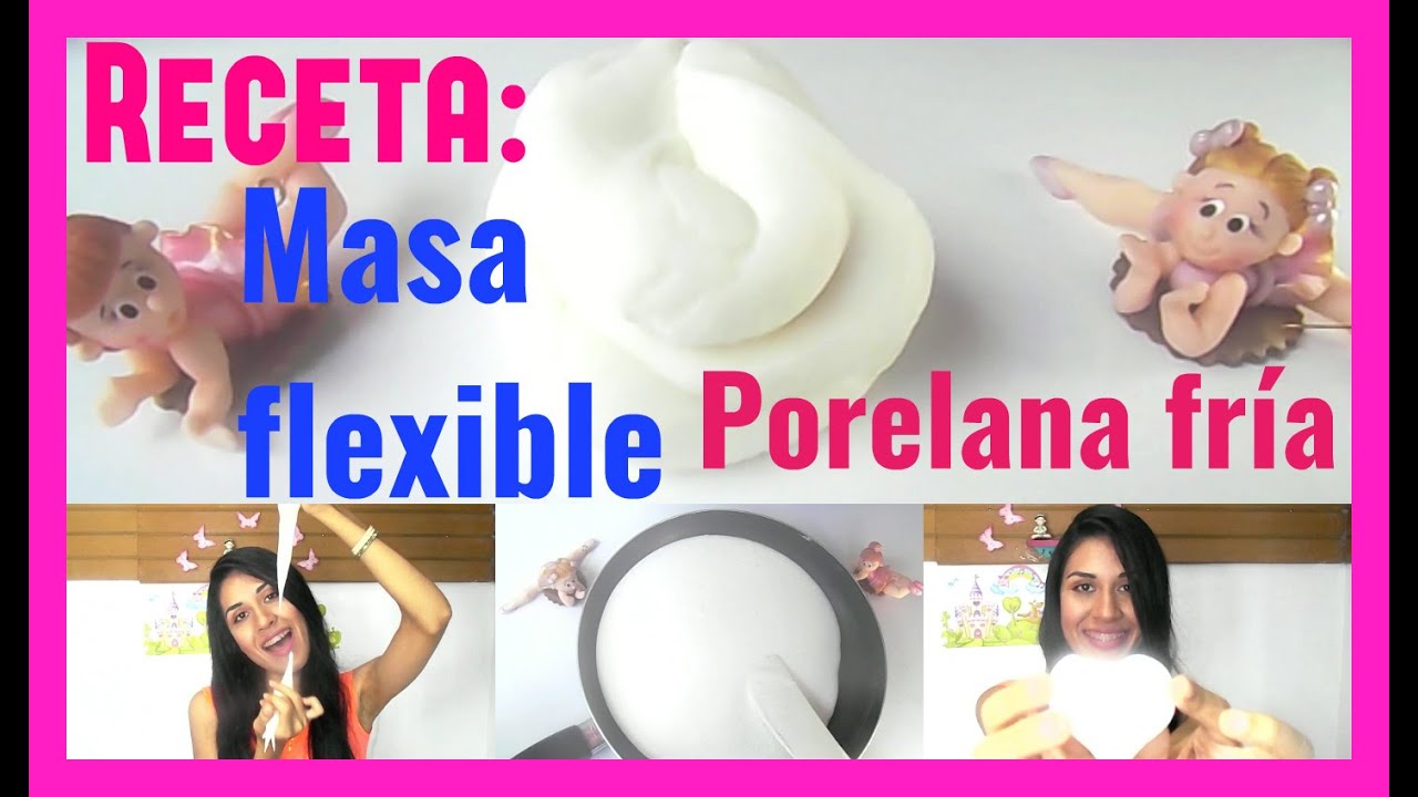 La mejor receta de masa flexible (Porcelana fría) | ♥L.C.M ♥