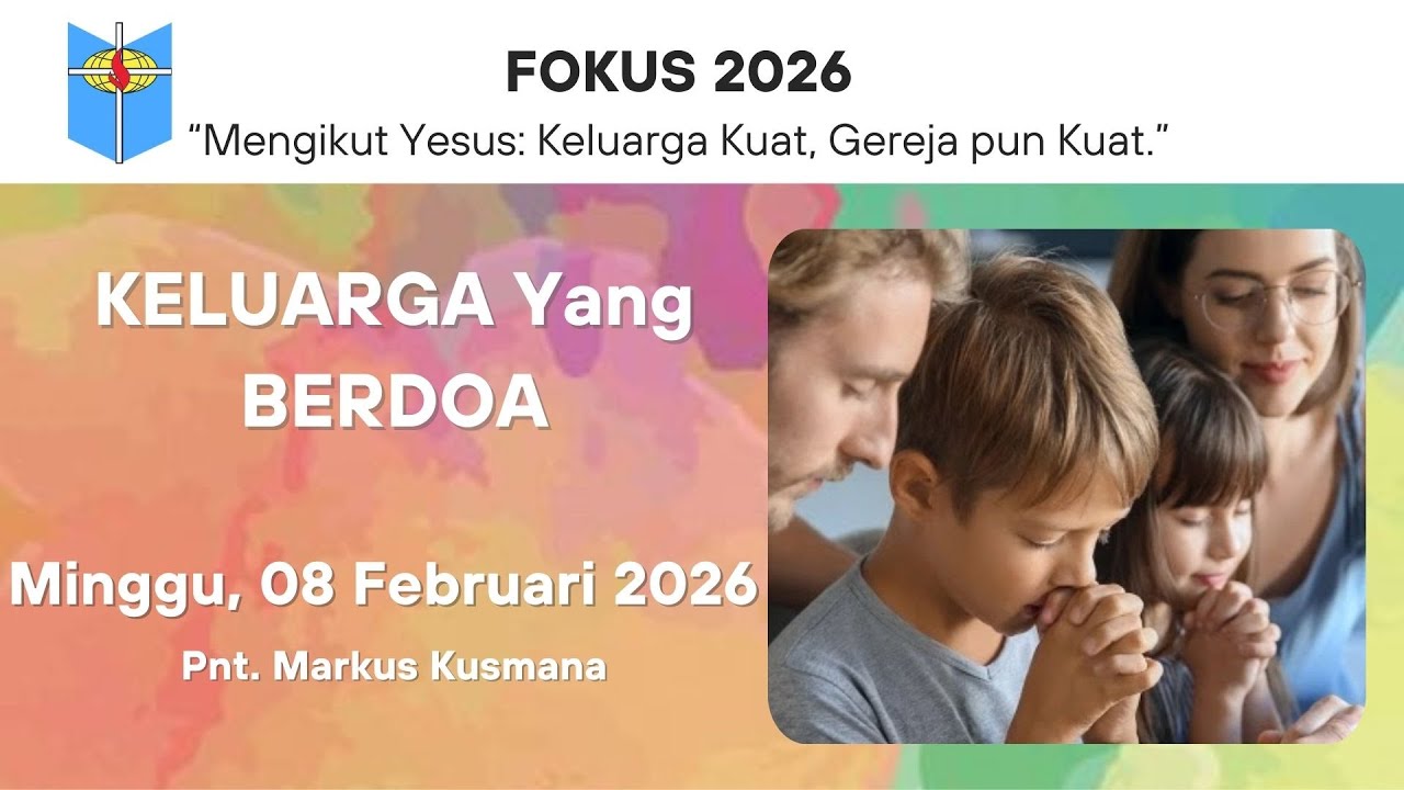 Ibadah Raya GKP Yerusalem Tangerang, Minggu, 08 Februari 2026