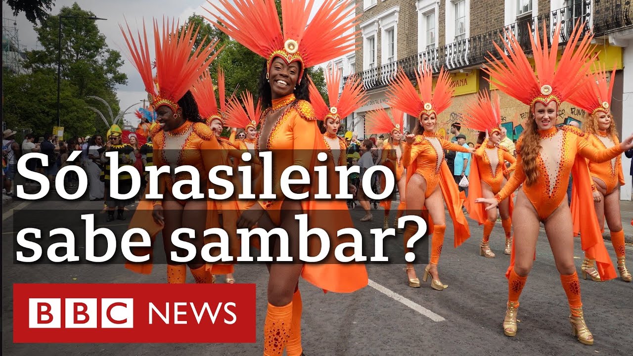 Os 'gringos' com samba no pé no carnaval de Londres