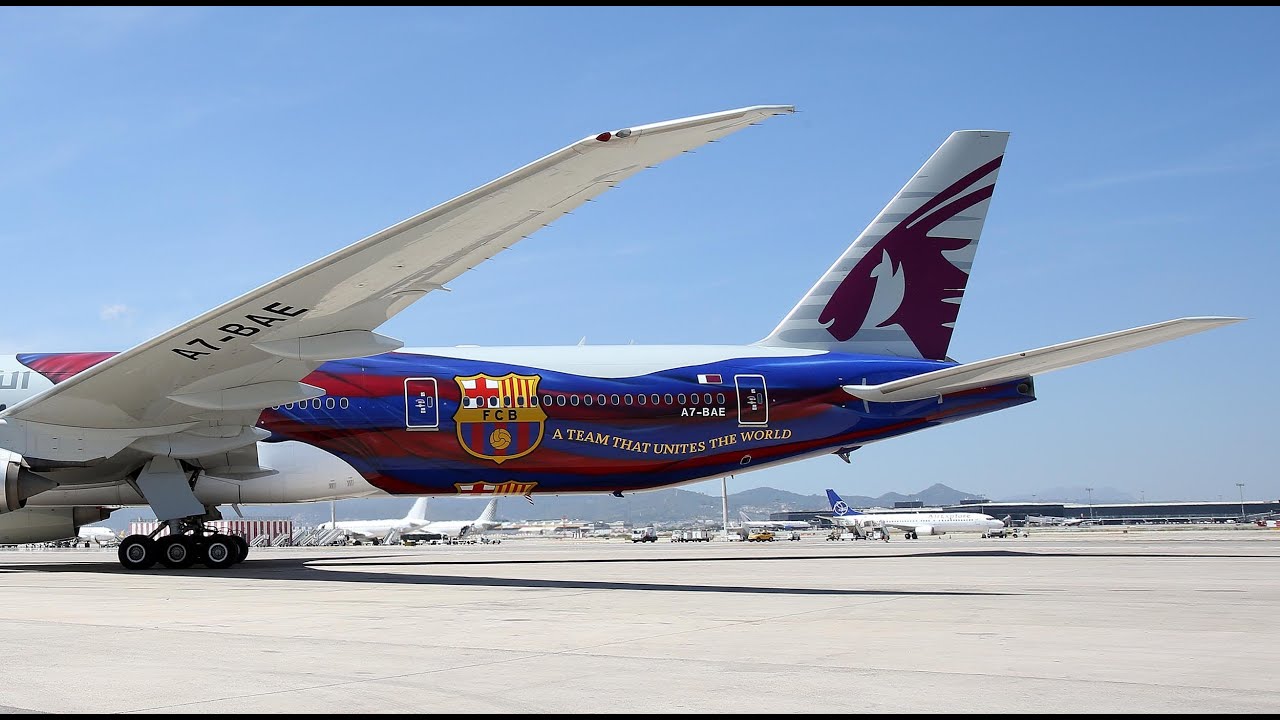 MAKING OF - The painting of Qatar Airway's Barça airplane