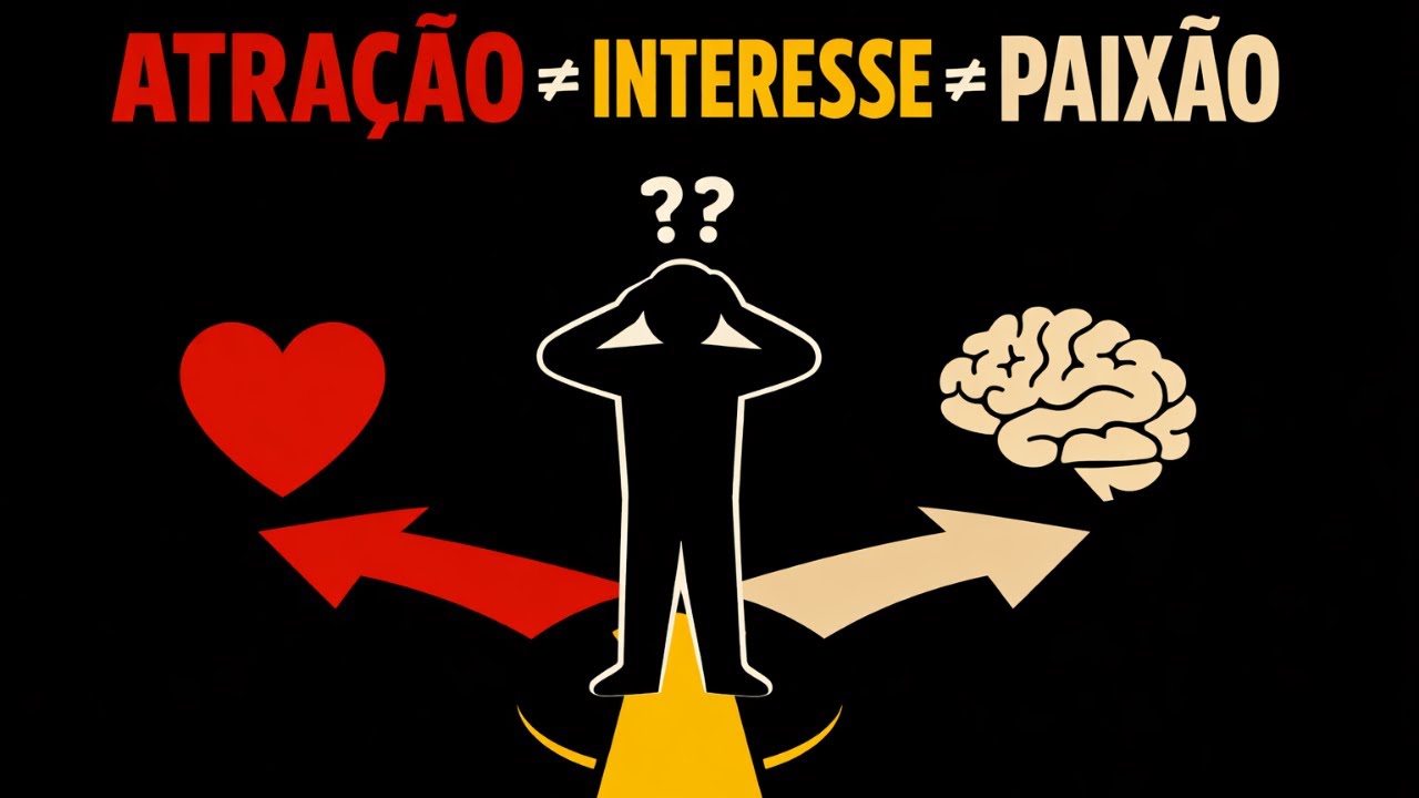 A diferença psicológica entre atração, interesse e paixão (quase ninguém percebe)