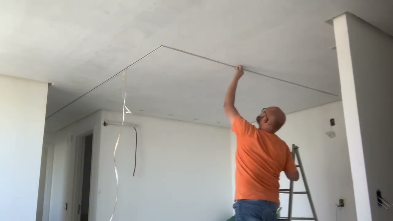 Instalação de fita de Led