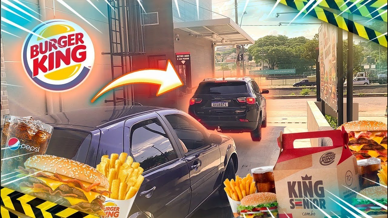 PEDI TUDO QUE O CARRO DA FRENTE PEDIU NO BK!!!