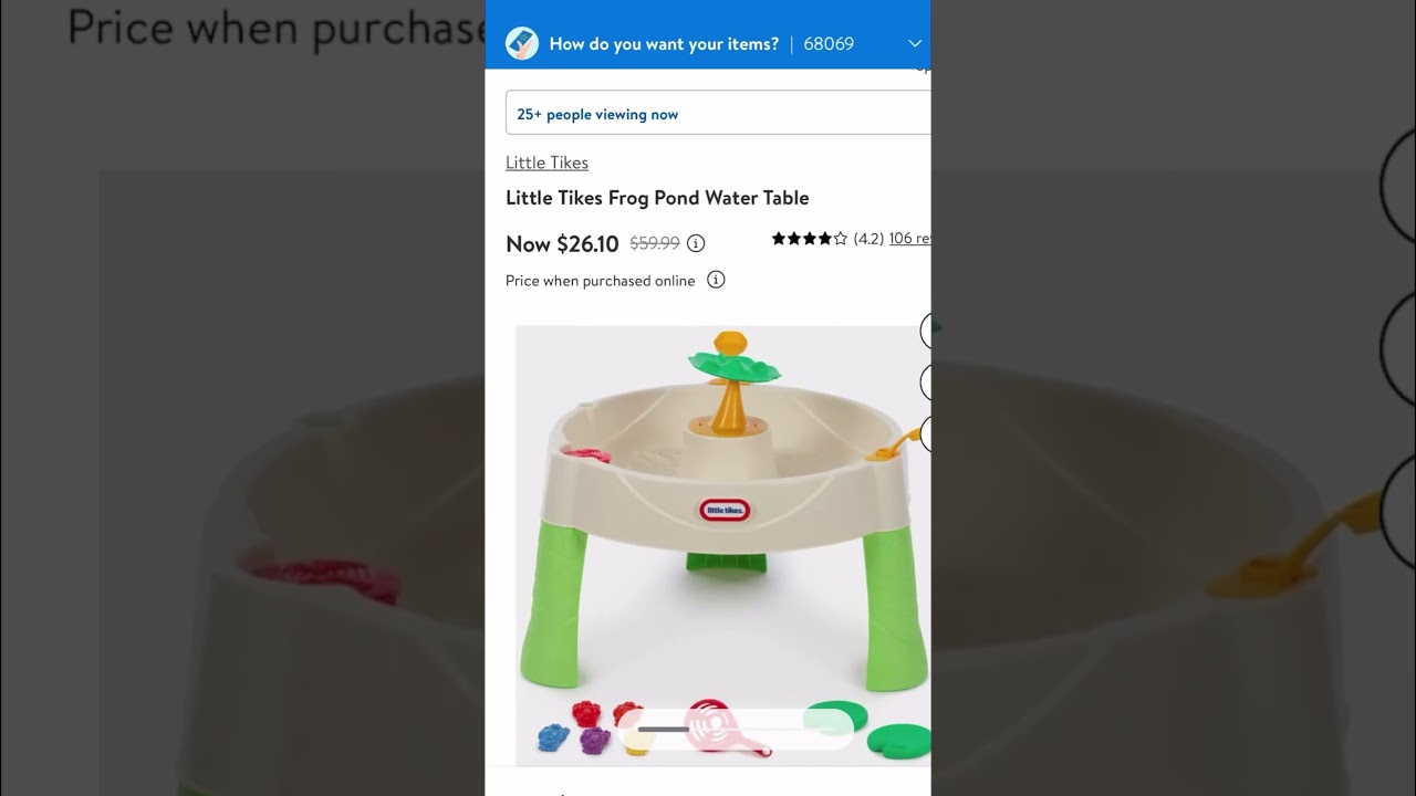 Little Tikes Frog Pond Water Table|#dealsoftheday|#walmartdeals|#babyshark|#Babysongs