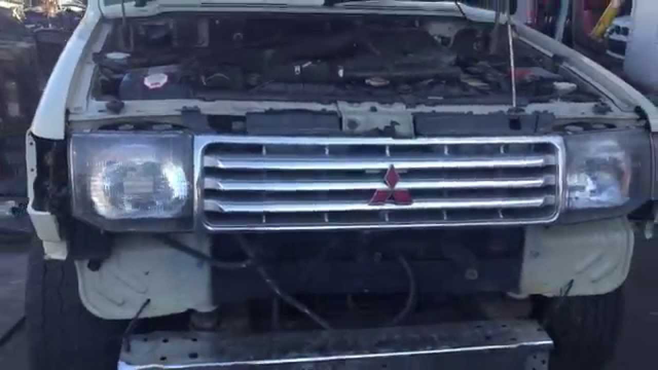 Parting Out: 1991 Mitsubishi Pajero Turbo Diesel Intercooler 4D56 5 Speed Van Pick Up Truck