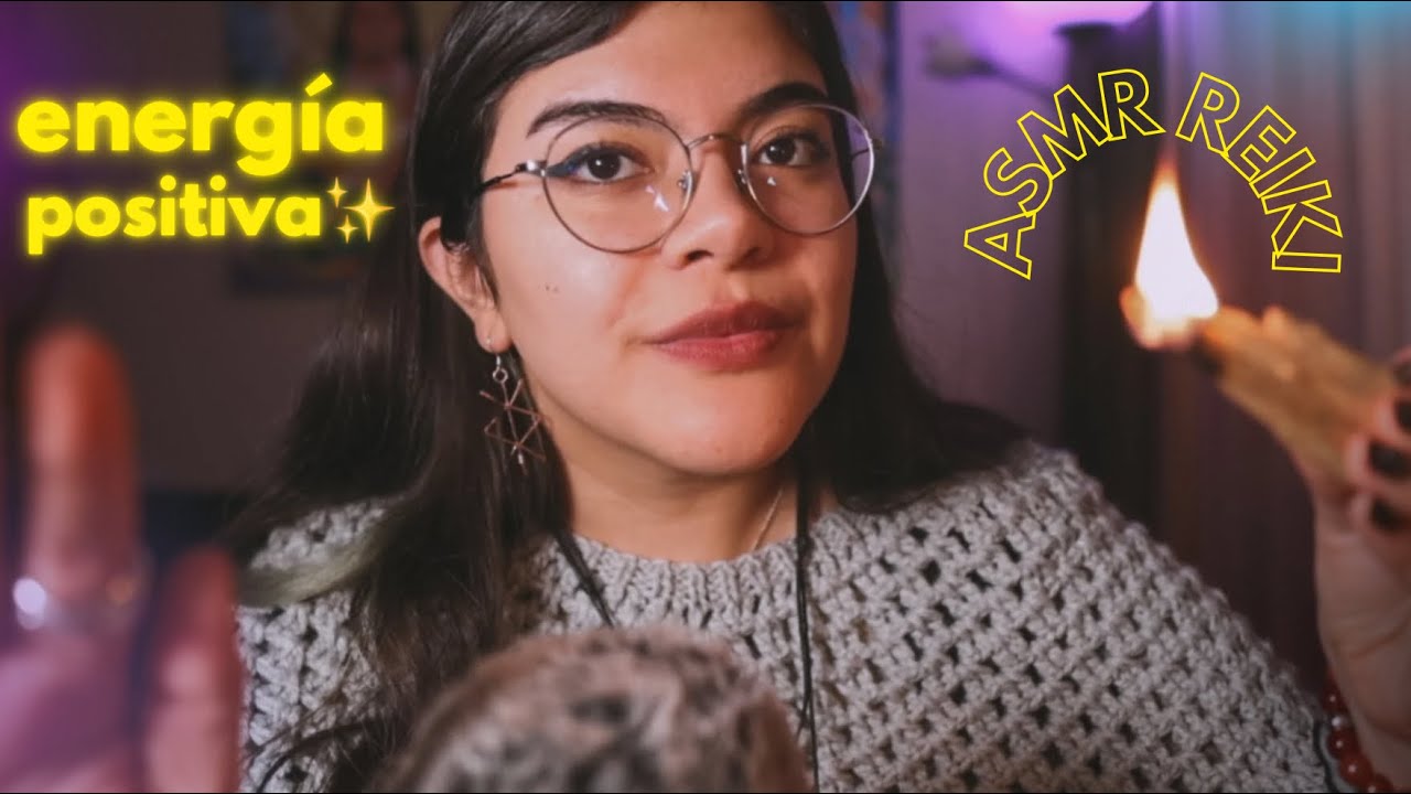 ASMR Energía Reiki para atravesar momentos difíciles 💗 Lluvia suave de fondo, afirmaciones positivas