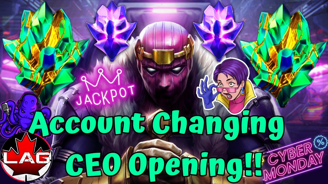 OMG!! Cyber CEO Crystal Opening! Double Titans! Whaling Enough For Full 7-Star Rank 3! - MCOC