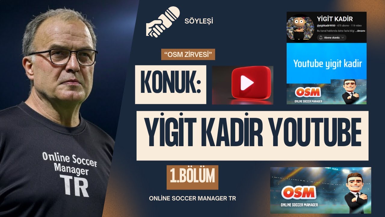OSM ZİRVESİ 1.Bölüm | Konuk: @YouTubeyigitkadir  (Yiğit Kadir Youtube)
