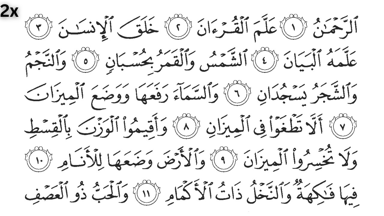 Most Beautiful Quran Recitation | Surah Ar Rahman Tilawat (سورة الرحمن)  Daily Peace tv || 14