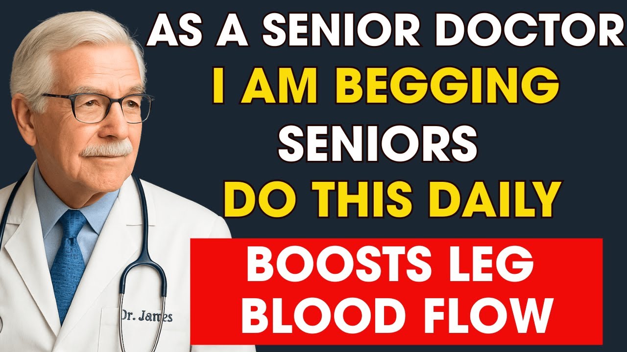 5 Foot Movements That Gently Boost Leg Blood Flow After 60 | Senior Health Tips