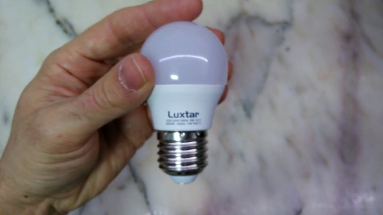 LUXTAR - LED E27 - G45 - 5W - 6500K - 400lm