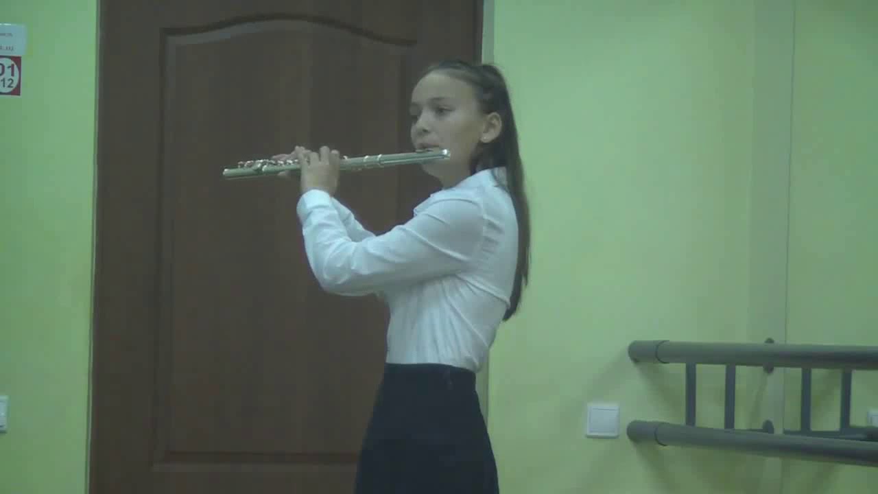Кончева Дарья, Соната Ми Минор, 1 и 2 часть, Дж.Лойе