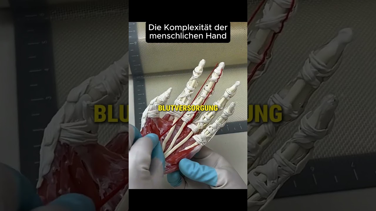 Die Komplexit&auml;t der menschlichen Hand ✋🏻🔎 #hand  #anatomie  #wissen