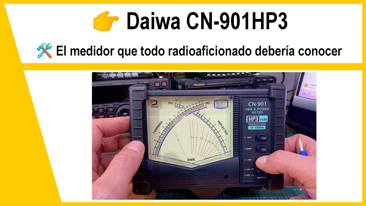 🛠️ CN-901HP3 en acción | Medición real de potencia y ROE