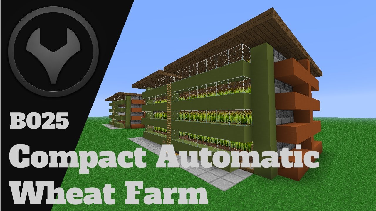 [Tutorial] Compact Semi Automatic Wheat Carrot and Potato farm [B25]
