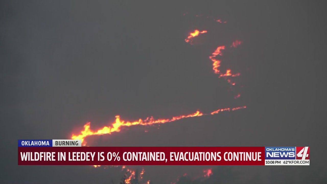 Dry conditions, powerful winds brought a wildfire outbreak to parts of Oklahoma