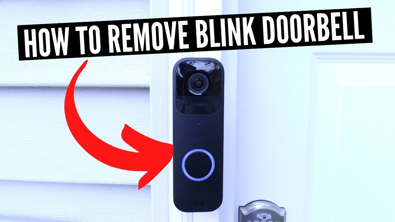How To Remove Blink Doorbell