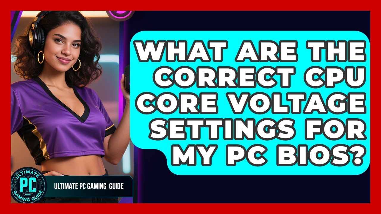 What Are The Correct CPU Core Voltage Settings For My PC BIOS? - Ultimate PC Gaming Guide