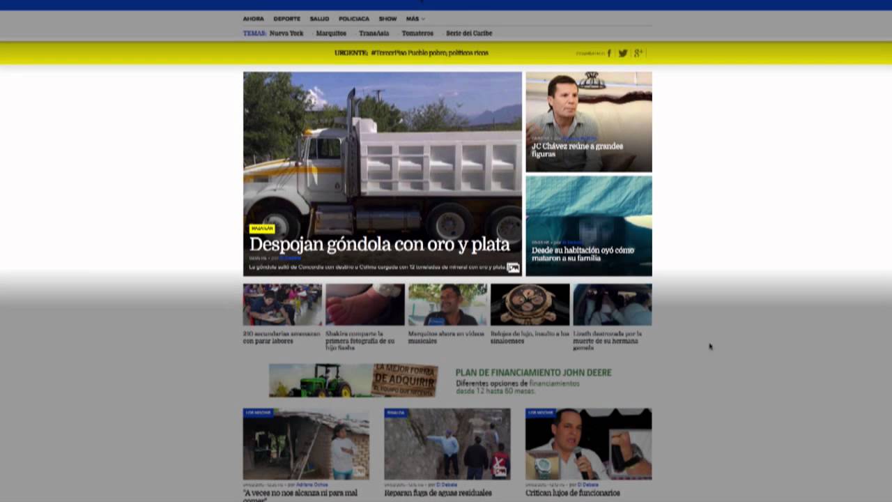 Personaliza tu informaci&oacute;n en DEBATE.COM.MX