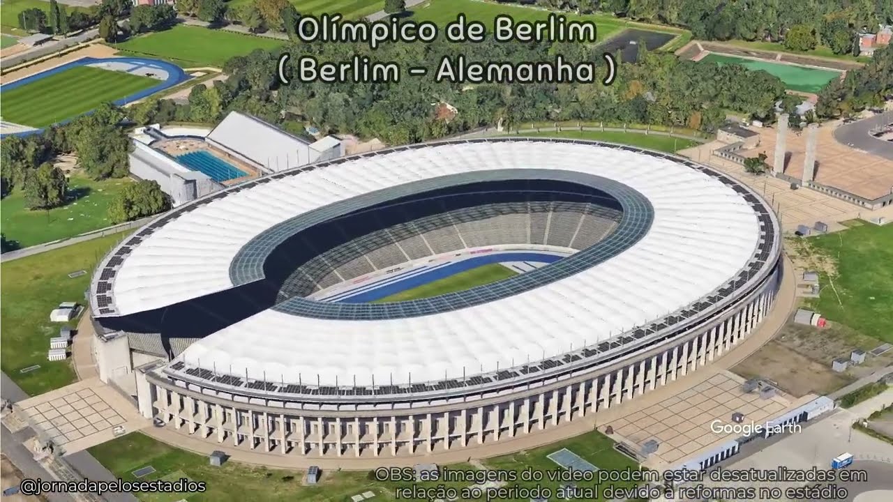 Est&aacute;dio Ol&iacute;mpico de Berlim! Conhe&ccedil;a o est&aacute;dio de futebol do Hertha BSC