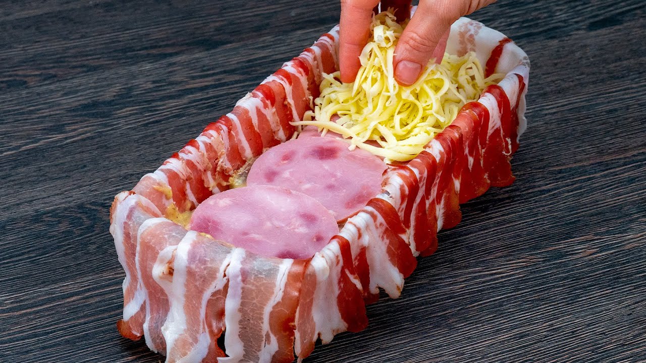 Ich mache das für jede Feier. Dieser Hackbraten ist der Erste, der vom Tisch gegessen wird