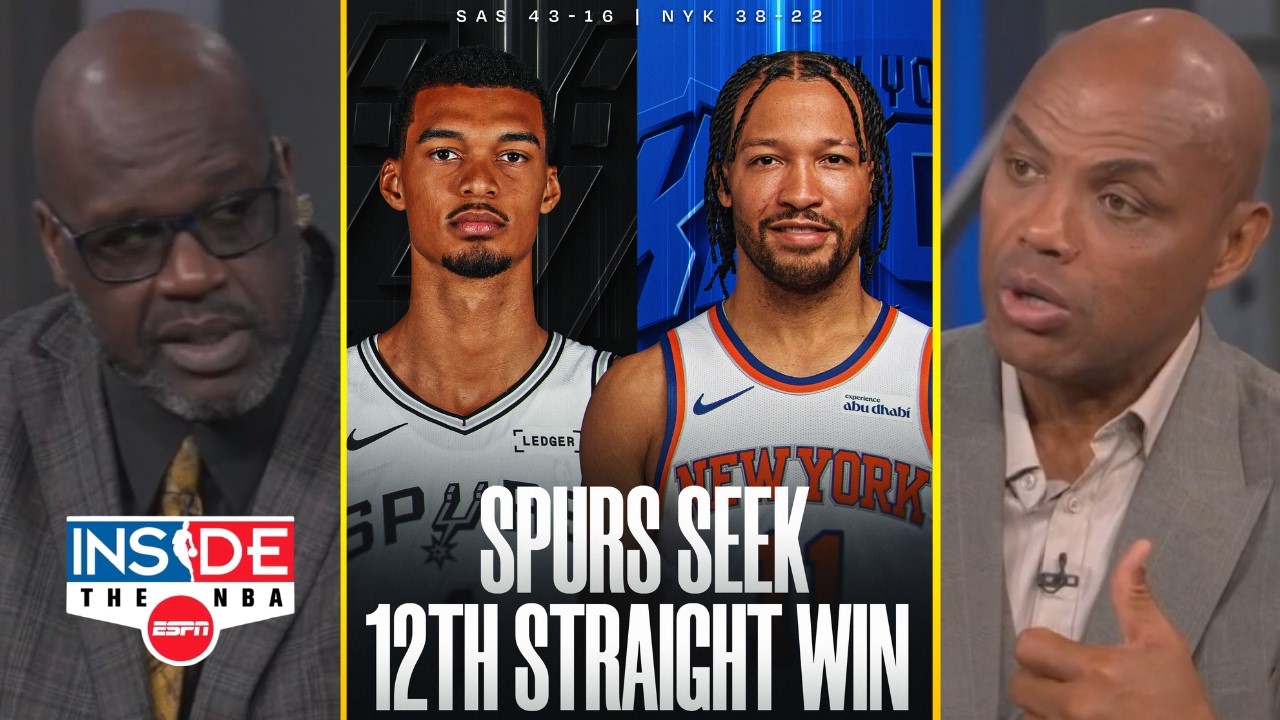 Inside The NBA | Nobody can stop Wembanyama right now! - Shaq & Chuck prediction for Spurs vs Knicks