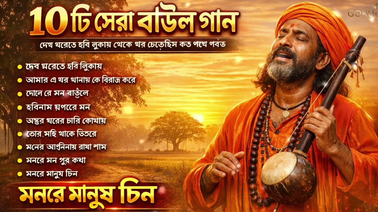 দেহতত্ত্ব বাউল সংকলন | Moner Manush | Harinam Baul Gaan | Dehototto Bhakti