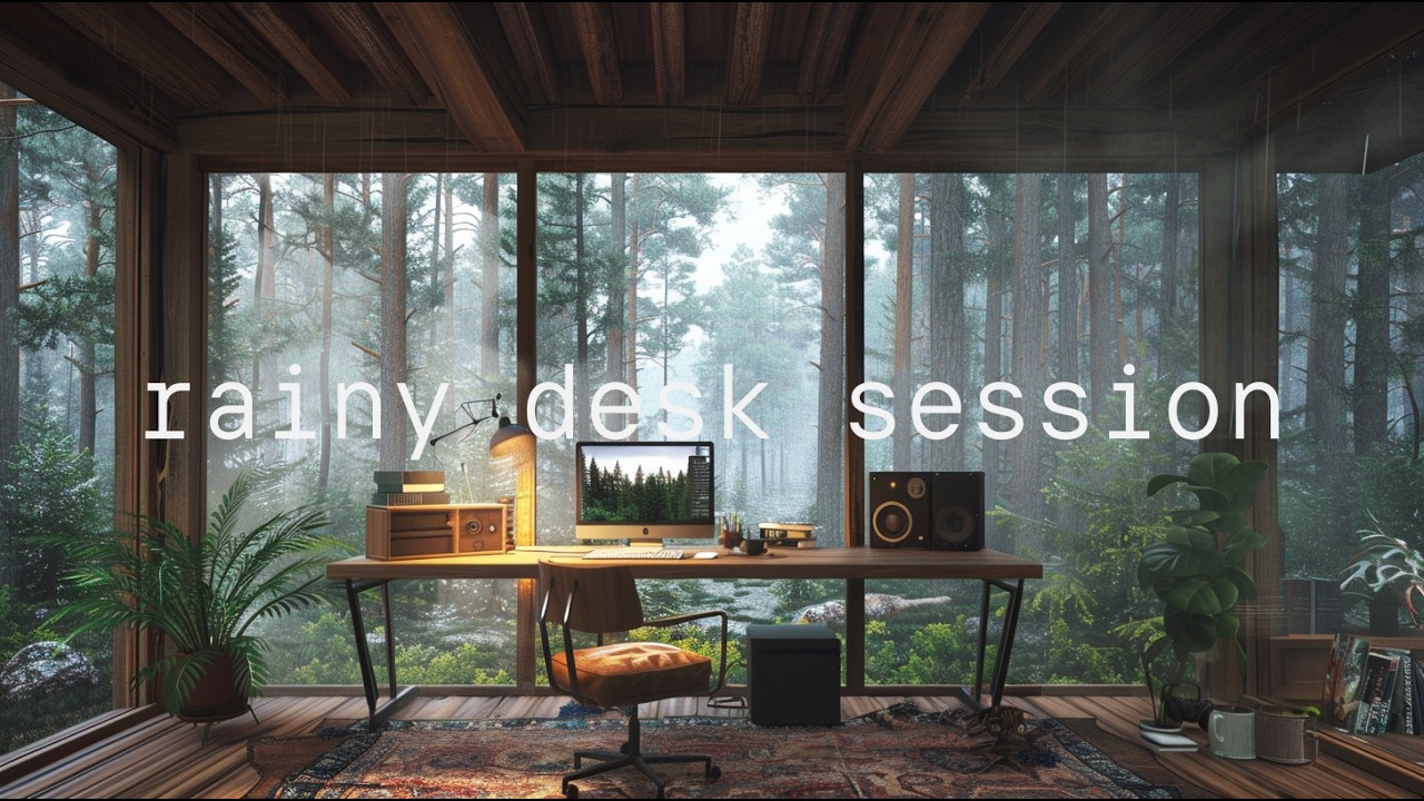 Rainy Desk Session | Ambient Study Music