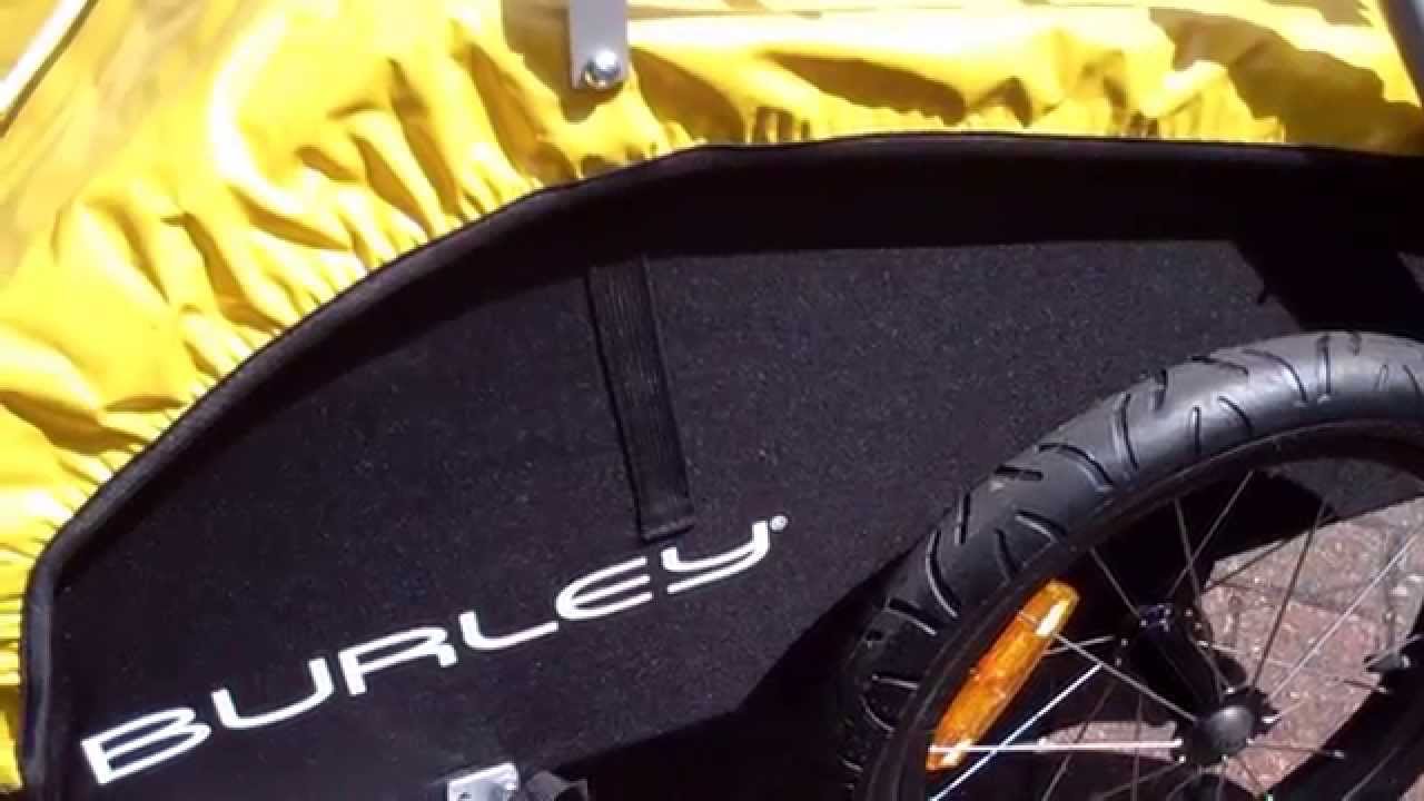 REVIEW OF THE BURLEY NOMAD TRAILER ON AN ICE TRIKE RS